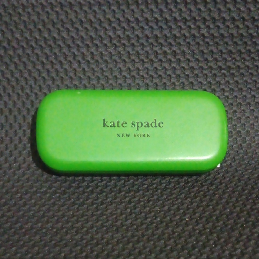 kate spade Bright Green Hard Eyeglass Case